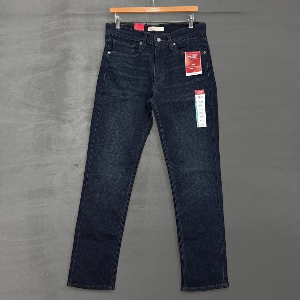 NEW Levi's Strauss Signature Slim Jeans Dark Indigo Ultimate Flex 31 x 30